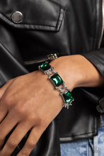 Load image into Gallery viewer, Dazzling Debut - Green Bracelet - Paparazzi Jewelry