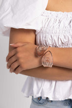 Load image into Gallery viewer, Palatial Palms - Rose Gold Bracelet - Paparazzi Jewelry