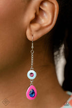 Load image into Gallery viewer, Colorblock Canvas - Multi Earrings - Paparazzi Jewelry