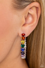 Load image into Gallery viewer, Hypnotic Heart Attack - Multi Earrings - Paparazzi Jewelry
