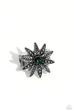 Load image into Gallery viewer, paparazzi-accessories-sunflower-season-green-ring
