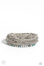 Load image into Gallery viewer, paparazzi-accessories-stellar-sequence-blue-bracelet