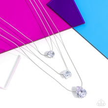 Load image into Gallery viewer, Lustrous Layers - White Necklace - Paparazzi Jewelry