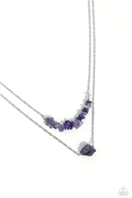 Load image into Gallery viewer, paparazzi-accessories-chiseled-caliber-purple-necklace