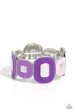 Load image into Gallery viewer, paparazzi-accessories-painted-pairing-purple-bracelet