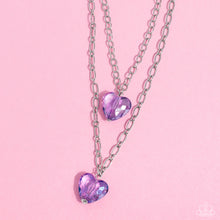 Load image into Gallery viewer, Layered Love - Purple Necklace - Paparazzi Jewelry