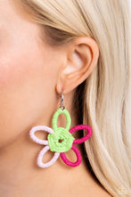 Load image into Gallery viewer, Spin a Yarn - Pink Earrings - Paparazzi Jewelry