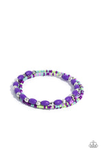 Load image into Gallery viewer, paparazzi-accessories-for-wood-measure-purple-bracelet