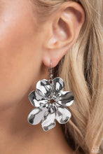 Load image into Gallery viewer, Hinging Hallmark - Silver Earrings - Paparazzi Jewelry