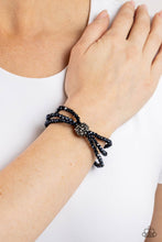 Load image into Gallery viewer, Twisted Theme - Blue Bracelet - Paparazzi Jewelry