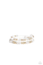 Load image into Gallery viewer, paparazzi-accessories-notoriously-nuanced-white-bracelet