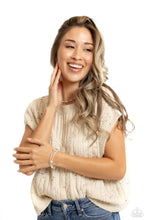 Load image into Gallery viewer, Notoriously Nuanced - White Bracelet - Paparazzi Jewelry