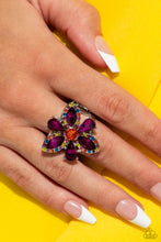 Load image into Gallery viewer, Blazing Blooms - Multi Ring - Paparazzi Jewelry