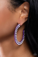 Load image into Gallery viewer, Flawless Fashion - Purple Earrings - Paparazzi Jewelry
