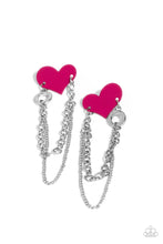 Load image into Gallery viewer, paparazzi-accessories-altered-affection-pink-post earrings