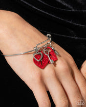 Load image into Gallery viewer, Locked Legacy - Red Bracelet - Paparazzi Jewelry