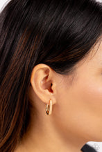Load image into Gallery viewer, Candidate Curves - Gold Earrings - Paparazzi Jewelry