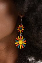 Load image into Gallery viewer, SUN Wild - Yellow Earrings - Paparazzi Jewelry