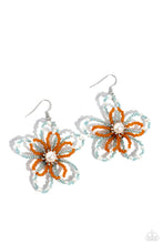 Load image into Gallery viewer, paparazzi-accessories-pearl-crush-orange-earrings