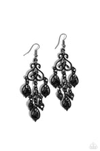 Load image into Gallery viewer, paparazzi-accessories-regal-renovation-black-earrings