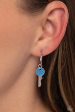 Load image into Gallery viewer, Key Performance - Blue Earrings - Paparazzi Jewelry