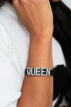 Load image into Gallery viewer, Queen of My Life - Black Bracelet - Paparazzi Jewelry