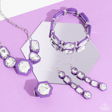 Load image into Gallery viewer, Developing Dignity - Purple Earrings - Paparazzi Jewelry