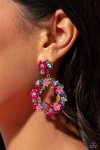 Load image into Gallery viewer, Wreathed in Wildflowers - Multi Post Earrings - Paparazzi Jewelry
