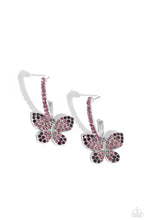 Load image into Gallery viewer, paparazzi-accessories-whimsical-waltz-purple-earrings
