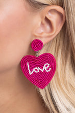 Load image into Gallery viewer, Sweet Seeds - Pink Post Earrings - Paparazzi Jewelry