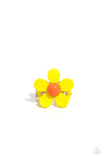 Load image into Gallery viewer, paparazzi-accessories-groovy-genre-yellow-ring