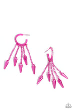 Load image into Gallery viewer, paparazzi-accessories-piquant-punk-pink-earrings