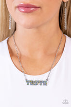 Load image into Gallery viewer, Truth Trinket - Blue Necklace - Paparazzi Jewelry