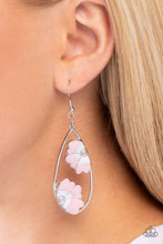 Load image into Gallery viewer, Airily Abloom - Pink Earrings - Paparazzi Jewelry