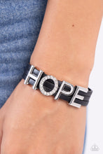 Load image into Gallery viewer, Hopeful Haute - Black Bracelet - Paparazzi Jewelry