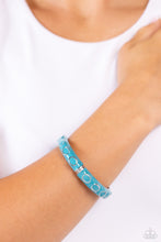 Load image into Gallery viewer, Delightful Diversion - Blue Bracelet - Paparazzi Jewelry