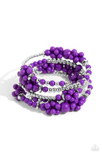 Load image into Gallery viewer, paparazzi-accessories-compelling-clouds-purple-bracelet