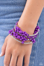 Load image into Gallery viewer, Compelling Clouds - Purple Bracelet - Paparazzi Jewelry