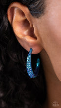 Load image into Gallery viewer, Obsessed with Ombré - Blue Earrings - Paparazzi Jewelry