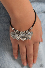 Load image into Gallery viewer, Totally Trusting - Black Bracelet - Paparazzi Jewelry