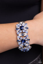Load image into Gallery viewer, Shimmering Solo - Blue Bracelet - Paparazzi Jewelry