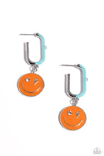 Load image into Gallery viewer, paparazzi-accessories-personable-pizzazz-orange-earrings