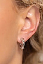 Load image into Gallery viewer, Textured Theme - Silver Earrings - Paparazzi Jewelry