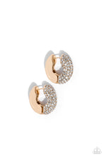 Load image into Gallery viewer, paparazzi-accessories-combustible-confidence-gold-earrings
