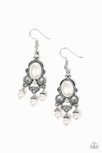 Load image into Gallery viewer, paparazzi-accessories-i-better-get-glowing-white-earrings
