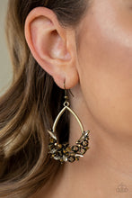 Load image into Gallery viewer, Crash Landing - Brass Earrings - Paparazzi Jewelry