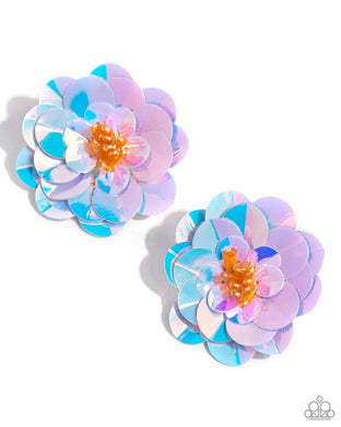 paparazzi-accessories-floating-florals-multi-post earrings