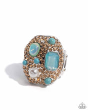 Load image into Gallery viewer, paparazzi-accessories-active-artistry-blue-ring
