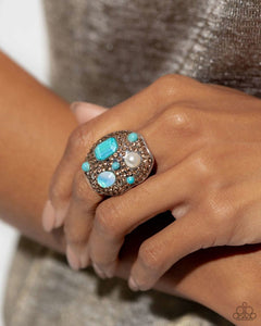 Active Artistry - Blue Ring - Paparazzi Jewelry