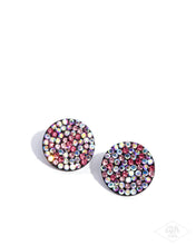 Load image into Gallery viewer, Radiant Ripples - Pink Post Earrings - Paparazzi Jewelry
